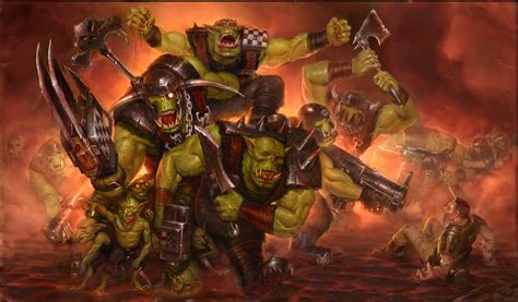 Warhammer 40k Orks Art