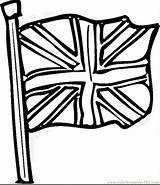 Uk Flag Colouring Sheet sketch template