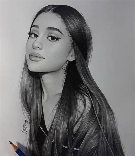 Ariana Grande Sketch Easy Step By Step