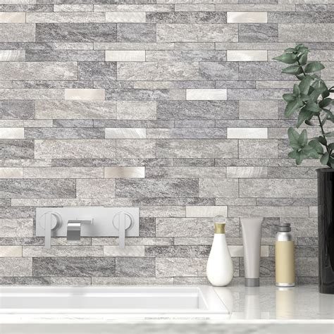 Buy VAOVI Peel and Stick Tile Kitchen Backsplash Tiles Peel and Stick,Bathroom Backsplash Peel ...