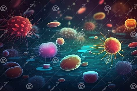 Bacteria, Microscopic Unicellular Organisms, Microorganism, Under Microscope Zoomed in, Study ...