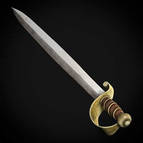 cutlass sword 3d model