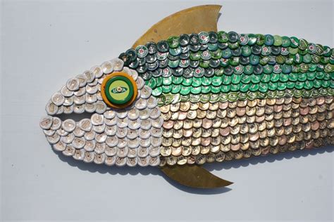 John T. Unger | Bottle Cap Mosaic Fish No. 54, 2007