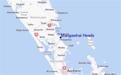 Mangawhai Heads Previsiones de Olas e Boletín de Surf (Northland, New Zealand)