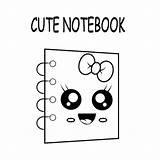 Premium Vector  Cute notebook Illustration Template For sketch template