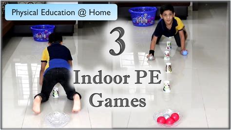 3 Fun physical education games at home | PE games | PE Home Learning | Indoor activities for ...