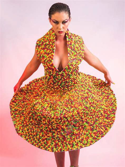 The world’s first Skittles dress made of 3,000 sweets | The Independent