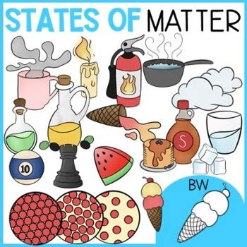 STATES OF MATTER CLIP ART by The Magical Gallery | TPT