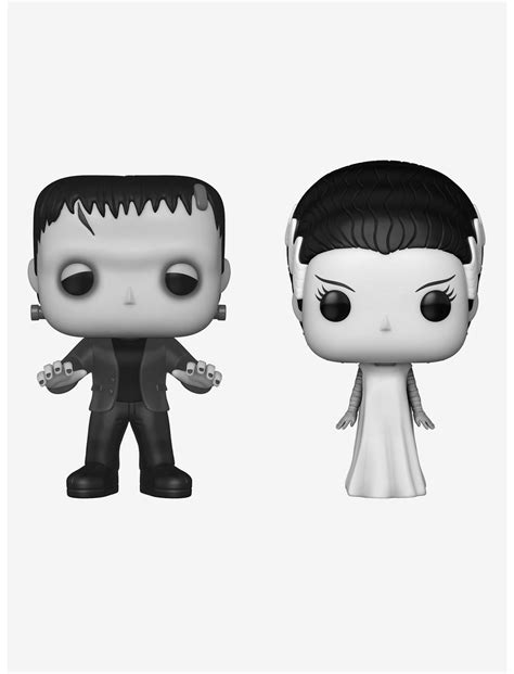 Funko Universal Monsters Pop! Movies Frankenstein & The Bride Vinyl Figure Set Hot Topic ...