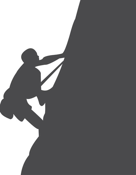 Climber mountain silhouette 22102545 PNG