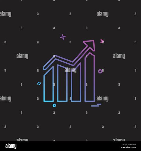 Graph icon design vector Stock Vector Image & Art - Alamy