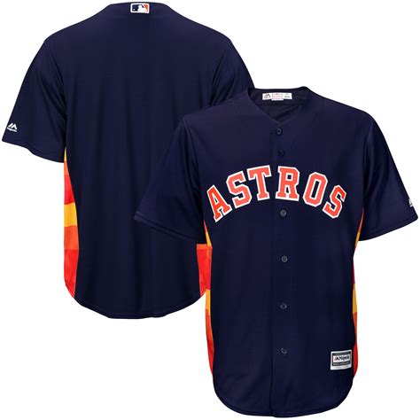 Youth Houston Astros Majestic Navy Alternate Cool Base Jersey