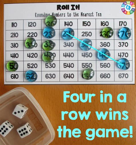 Roll It! Rounding Game — Games 4 Gains | Rounding games, Games 4 gains, Math fact games