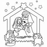 Birth Of Jesus Christ Coloring Pages sketch template