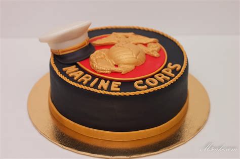 27+ Awesome Picture of Marine Corps Birthday Cake | Marine cake, Marine ...