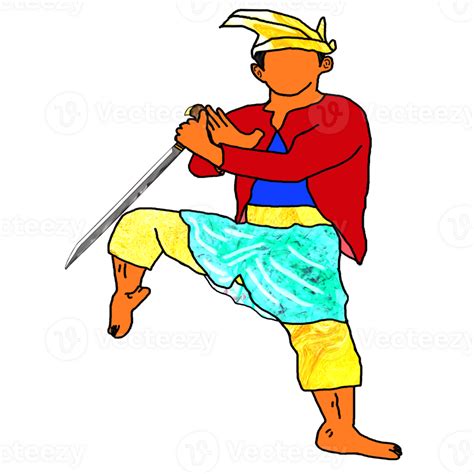 icon old costume Malay warrior 24560359 PNG