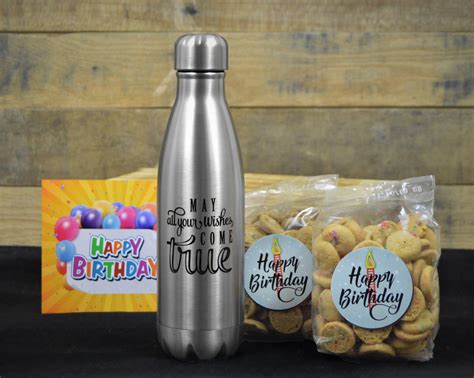 Happy Birthday Water Bottle - UdeserveAcookie!