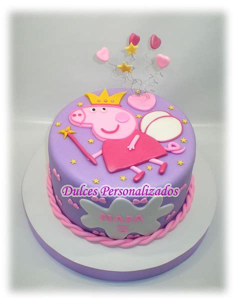 TARTA PEPPA PIG Esta tarta es de Bizcocho de chocolate, r el l en o de ...