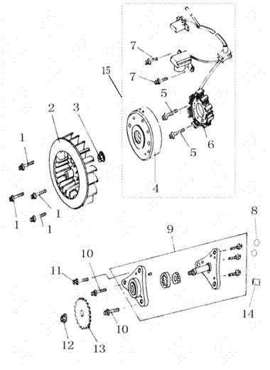 GY6 50cc Engine PARTS Breakdown