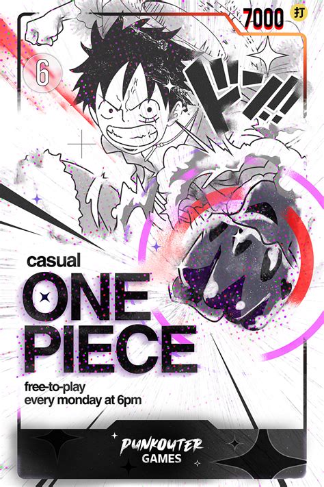 One Piece TCG Event Poster by Theophilus Wallen on Dribbble