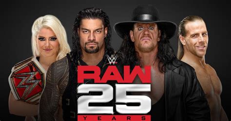 WWE announces Undertaker, more big plans for Raw’s 25th anniversary ...