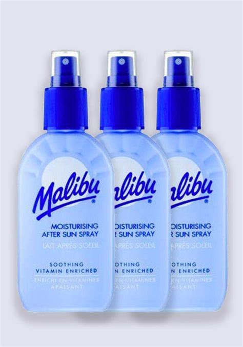 Malibu Moisturising After Sun Lotion Spray 100ml - 3 Pack – The Suncare Shop