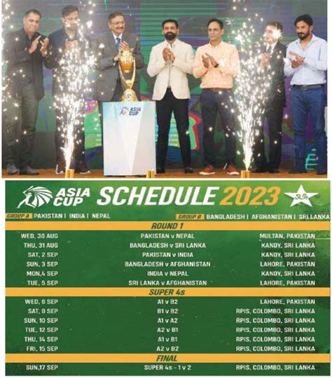 PCB officially unveils Asia Cup 2023 schedule