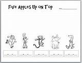 Ten Apples Up On Top Coloring Pages sketch template