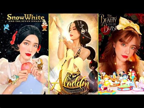 Disney Makeup princess | TIKTOK Trend 2020 Amazing Tiktok Cosplay - YouTube