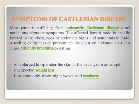 Castleman Disease : Symptoms, causes, diagnosis and treatment