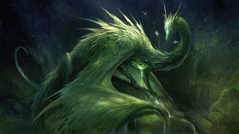 1920x1080 Green Crystal Dragon 4k Laptop Full HD 1080P HD 4k Wallpapers ...