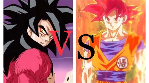 SSJ4 Goku VS SSJG Goku Dragon Ball - YouTube