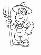 Farmer Coloring Pages  Best For Kids sketch template