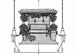 Porch Swing Plans Coloring Page · Creative Fabrica sketch template