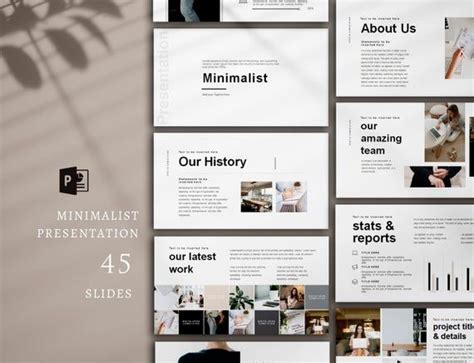 Minimale Präsentation PowerPoint-Präsentation Clean - Etsy.de | Powerpoint, Presentaciones power ...