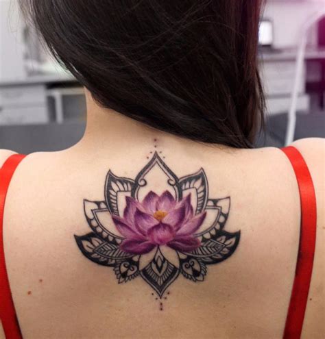 Ornamental Mandala Back Tattoo | Best tattoo design ideas