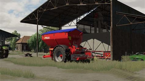 Lime/fertilizer spreader Prolog v1.0 FS22 Mod | Farming Simulator 22 Mod