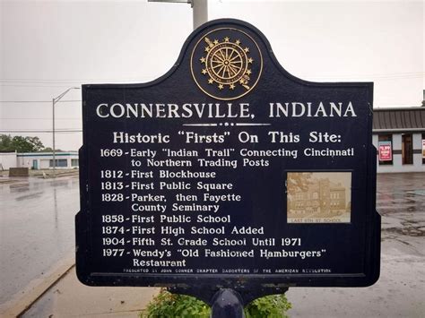 Connersville, Indiana Historical Marker