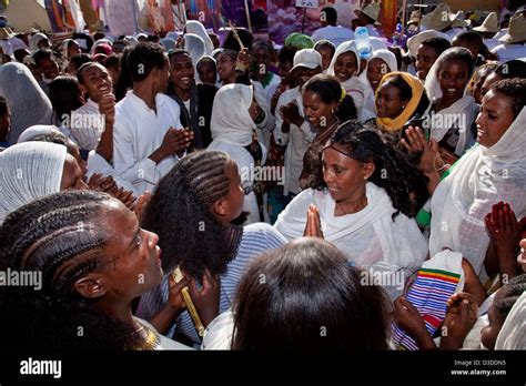 Ethiopian People Celebrating Timkat (The Festival of Epiphany), Gondar, Ethiopia Stock Photo - Alamy