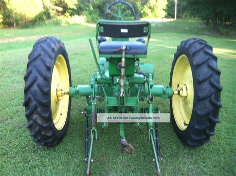 1949 John Deere Farm Tractor B Model Antique 3 Point Hitch & Pto