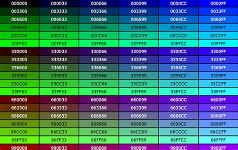 Sample CSS Color Codes Free Download