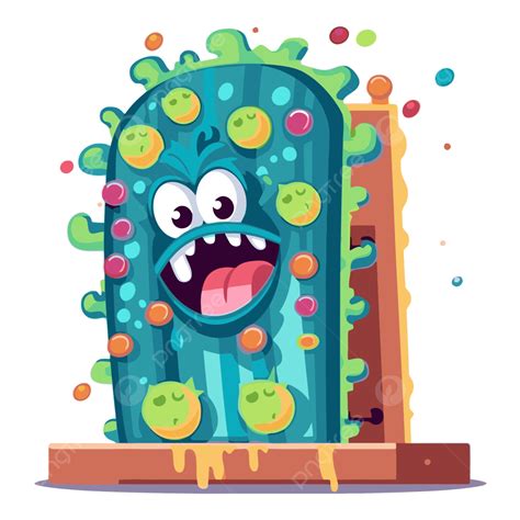 Hình ảnh Plinko Clipart Phim Hoạt Hình Virus Quái Vật Chữ O Với Bong Bóng Vectơ PNG , Plinko ...