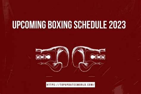 Upcoming Boxing Schedule 2023: List Of Major Boxing PPV Fights