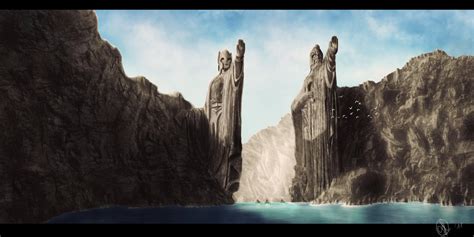 Argonath by Kreetak on DeviantArt