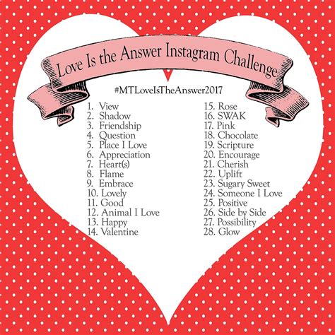 February Instagram Challenge | Mommy's Treasures