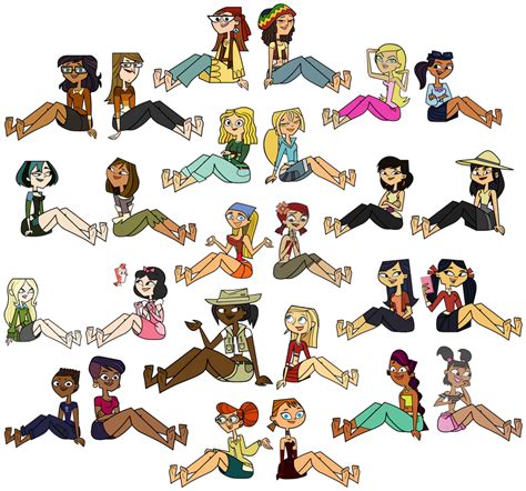 Total Drama/Ridonculous Race Barefoot Beauties by TDGirlsFanForever on ...