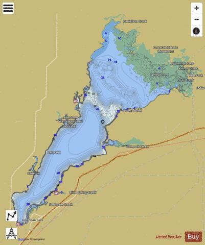 American Falls Reservoir Fishing Map | Nautical Charts App