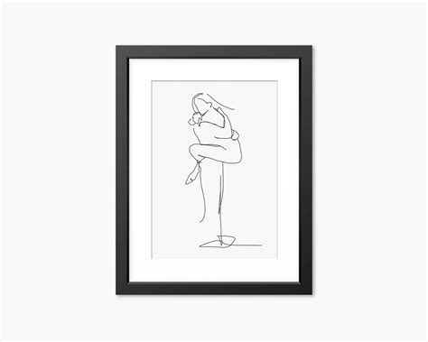 Couple Line Art Minimalist Art Love Print Line Drawing - Etsy