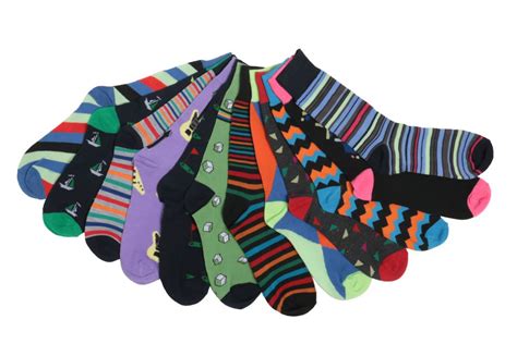 60 Wholesale Mens Funky Printed Dress Socks, Mixed Patterns - at - wholesalesockdeals.com