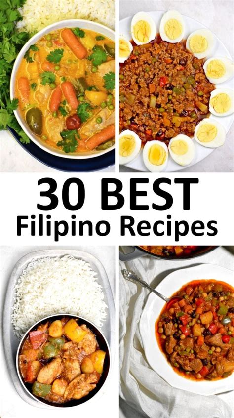 Filipino Food List For Dinner - Design Talk